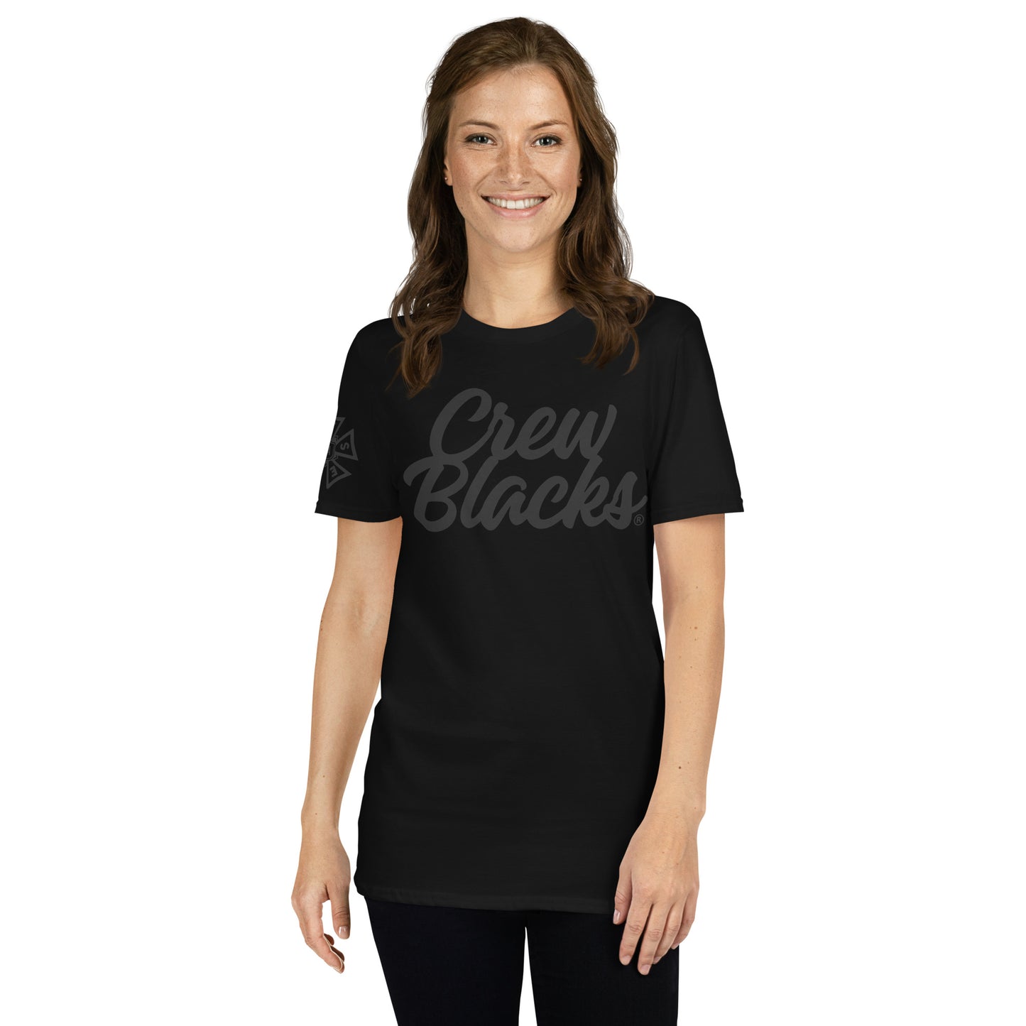 BASE LOGO EVERYDAY TEE (CREW BLACKS x IATSE)