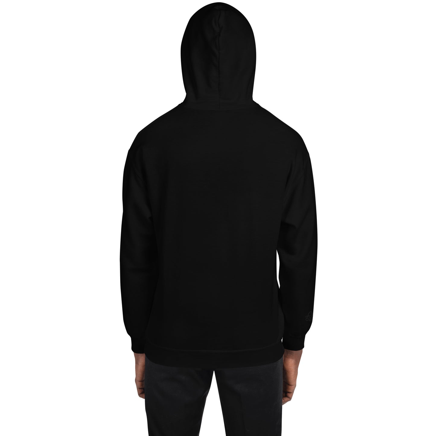 BASE LOGO UNISEX HOODIE (CREW BLACKS x GILDAN)